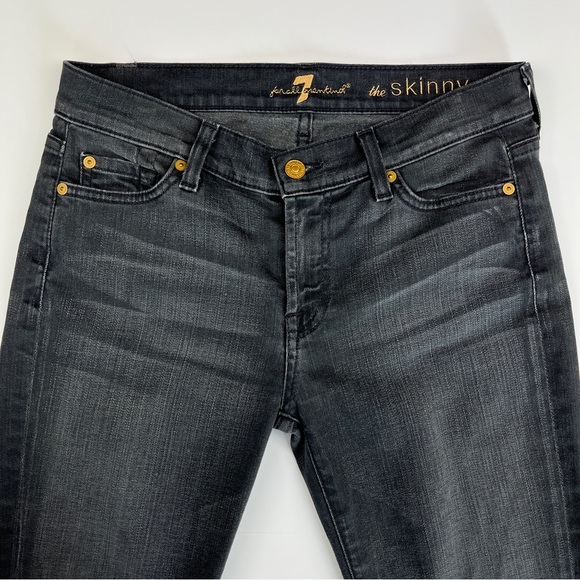7 For All Mankind⎮The Skinny⎮W28 L31⎮Grey⎮EUC - Picture 1 of 15